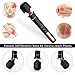 Cordless Wand Massager with 5 Powerful Speeds 10 Vibration Patterns for Neck Back Deep Tissue Massage, PALOQUETH Handheld Lightweight Rechargeable Body Massager with Removable 360° Bendable Silicone