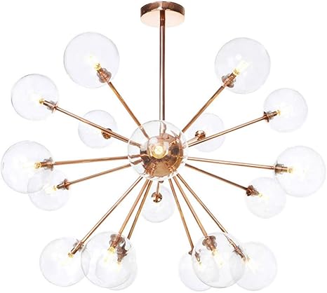 18 light starburst chandelier