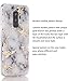 Galaxy S9 Plus Case,Spevert Marble Pattern Hybrid Hard Back Soft TPU Raised Edge Ultra-Thin Shock Absorption Slim Protective Case Compatible Samsung Galaxy S9 Plus/S9+(2018 Released) - White
