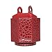 UnionBasic PU Leather Crocodile Pattern 360 Degrees Rotatable Remote Control Organizer, Spinning Mail/Media Desktop Organizer Caddy Holder (Red)