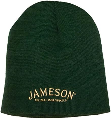 Jameson Whiskey Beanie Hat Knit Cap Green