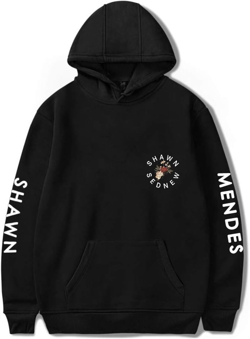 Cocophie Singer Shawn Hoodie Fashion Mende Sweatshirt Clothes for Music Fans Women Men and Teen