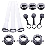 YOUNGFLY Gas Can Spout Old Style Universal Flexible Gas Tank Pour Spout Replacement Kit for Fuel Container Any Volume Size Like 2.5 gal 5 10 Gallon ect(3 Set)
