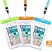 GLBSUNION Universal Waterproof Phone Case, 3-Pack Ipx8 Waterproof Lanyard Dry Bag for Water Activities Protect iPhone 13 12 11 XS Max XR Pro Plus Galaxy S21/20/10/9 Google Pixel HTC LG Note up to 8