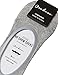 OSABASA Womens 3 Pair Casual No-Show Socks of Hidden Flat Boat Line GRAY US 5-8/Asia S (SETKWMS09)