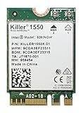 Killer Wireless-AC 1550 WiFi Module - Dual Band, 2x2 11AC, M.2/NGFF