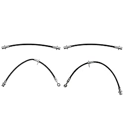 TRQ Brake Hose Set Compatible with 1998-2002 Honda