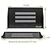 NavePoint Cantilever Server Shelf Vented Shelves Rack Mount 19 Inch 1U Black 10.5 Inches 270mm deep