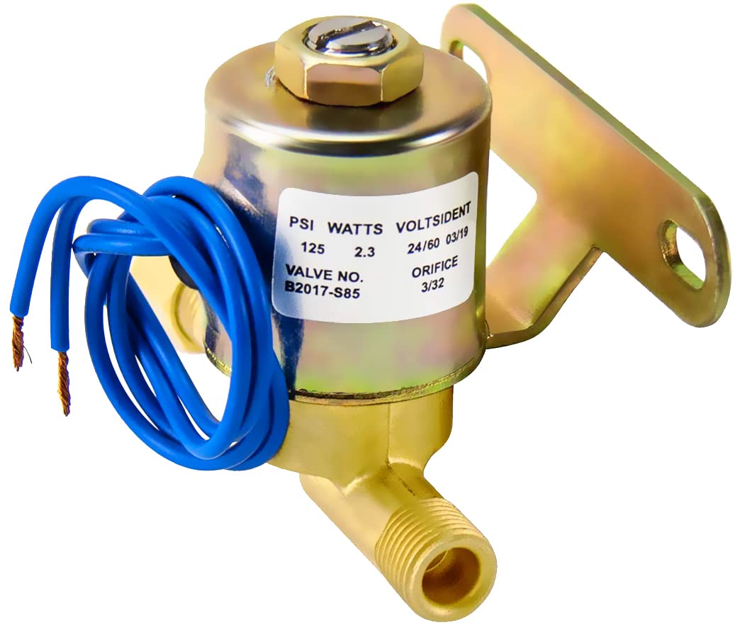Photo 1 of Funmit Humidifier Water Solenoid Valve 4040 Replacement for A.prilaire 220 224 400 500 600 700 Compared to Part # B2015-S85, B2017-S85 | 24 Volts | 2.3 Watts | 60 HZ | Blue