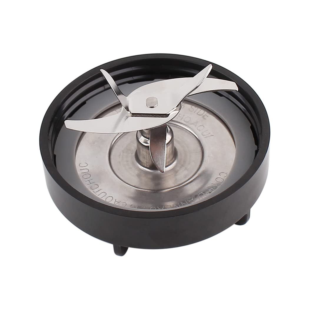 Photo 1 of Anbige Replacement Parts Stainless Steel Blade With Jar Bottom Cap and Rubber O Ring Gasket, Compatible with Oster Pro 1200 Blenders