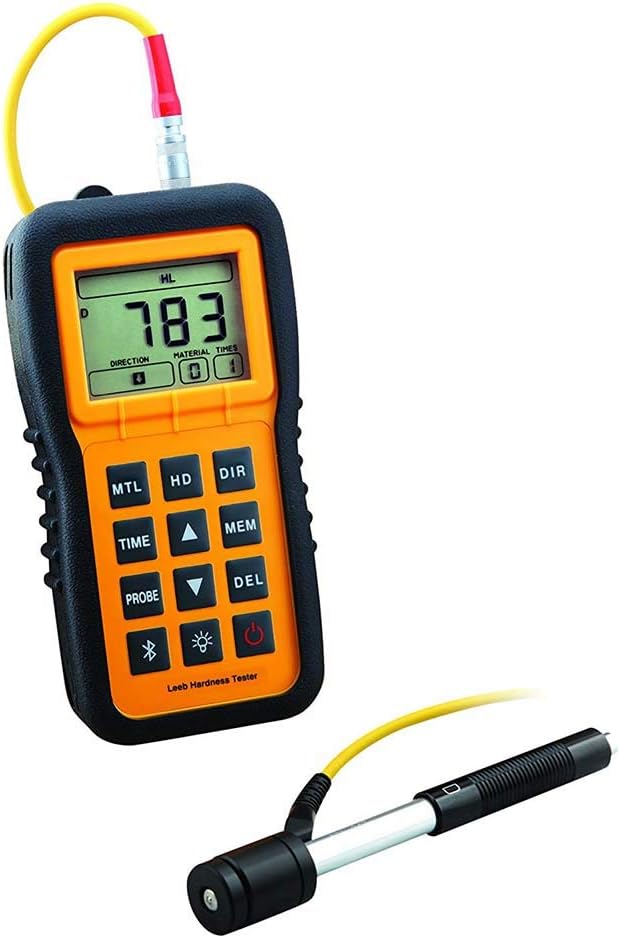 YogoEch Portable Leeb Hardness Tester Gauge, Rebound Leeb Hardness Tester with Software & Cable
