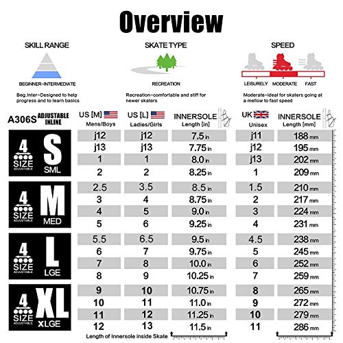 5 PAPAISON+SPORTS+Adjustable+Outdoor+Rollerblades