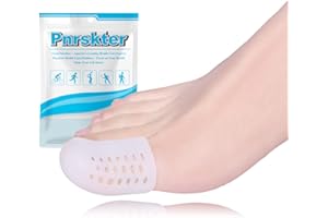 PNRSKTER Gel Toe Caps Toe Protectors Breathable Toe Sleeves, New Material，for Blisters, Corns, Hammer Toes, Toenails Loss, Friction Pain Relief and More (10 PCS for Big Toe)