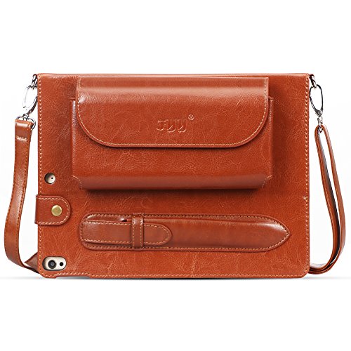FYY Case for 2019 iPad Air 3 10.5/2017 iPad Pro 10.5 inch, Luxurious Genuine Leather Case All-Powerful Cover for 2019 iPad Air 3 10.5/2017 iPad Pro 10.5 inch Brown