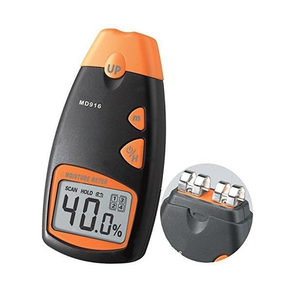 YAOSHI Digitaler elektronischer Tester MD916 Portable Digital Feuchtigkeitsmessgerät 2% -40% for Schreibpapier… – Bild 3