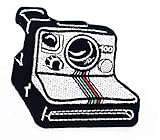 Retro Camera Polaroid Photography Cartoon Children Kid Patch Clothes Bag T-Shirt Jeans Biker Badge Applique Iron on/Sew On Patch