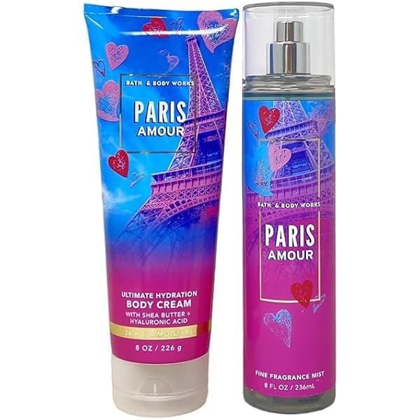【Paris Amore】Bath&bodyworks 4本セット BATH & BODY WORKS PARIS AMOUR FRAGRANCE MIST BODY SPRAY 8 FL