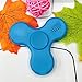 Hand Spinner LED Light Bluetooth Speaker Anti-Stress Fidget Hand Tri Spinner EDC Gyro Toy (Blue)