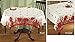 Decorative Poinsettia Christmas Tablecloth, Rounder