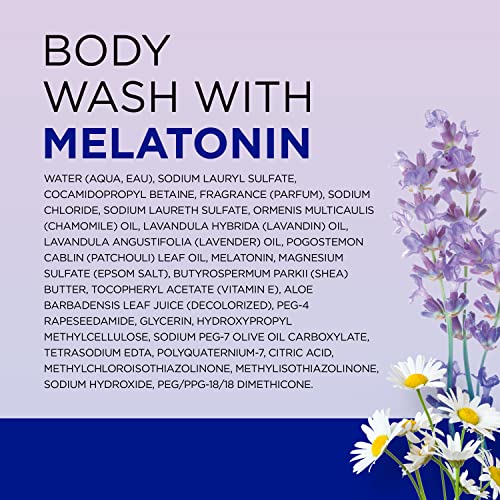Dr Teal's Body Wash with Pure Epsom Salt, Sleep Blend with Melatonin