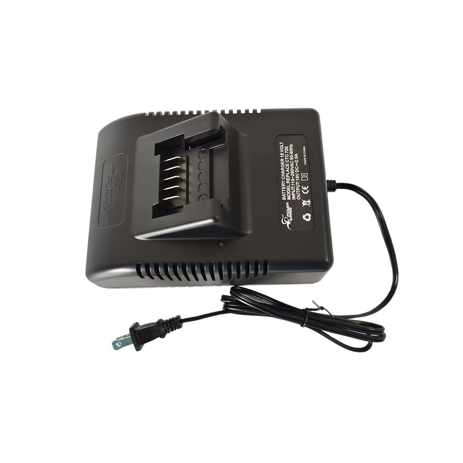 Photo 1 of QCZRED 18V CTC720 Charger for Snap on CTB8185 CTB8187 CT7850 CDR7850H CTL7850 CTB7185 Li-ion Battery Tool