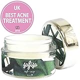 Safisa Acne Spot Treatment Face Cream - Rich in Salicylic Acid, Shea Butter, Olive Oil & Grape Seed - Anti-Bacterial & Exfoliating - No Drying - Cystic Acne & Inflammation Relief - All Skin Types