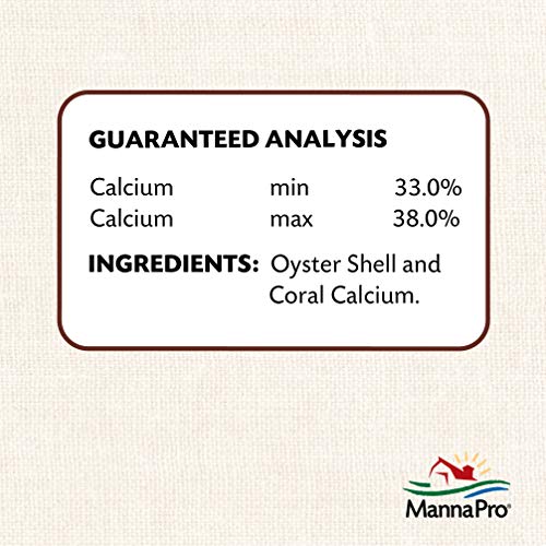 Manna Pro Crushed Oyster Shell Calcium Supplement for Laying Hens