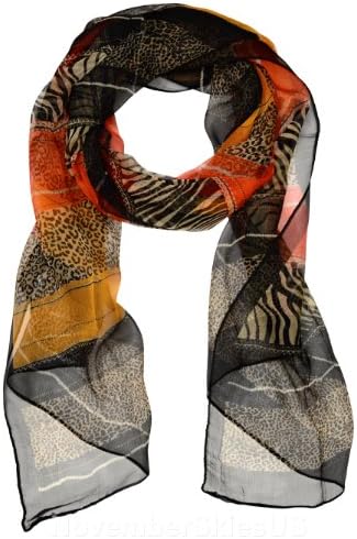 Women's 100% Silk Scarf (Multi Colors)