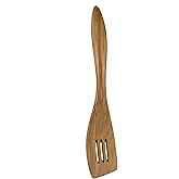 Berard French Olive Wood 12-1/2-Inch Handcrafted Slotted Wood Spatula, Terra Collection