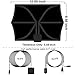 TV Antenna, 50+ Miles Range Amplified HDTV Antenna Indoor with Detachable Amplifier Signal Booster HD Digital Antenna for 4K 1080P High Reception and 13.2FT Coax Cable for Digital Freeview (black)