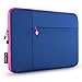 Runetz Sleeve for MacBook 12 inch Sleeve Neoprene Case with Accessory Pocket with Retina Display and fit Other Laptop up to 12 inch, Navy