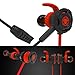Wired E-Sport Earphone with Adjustable Mic for PS4, Laptop Computer, Cellphone,and so on, maxin 3.5mm Wired Earburds with Snug and Soft Design, Inline Controls for Hands-free Calling. (Red)thumb 1