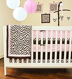 Pam Grace Creations 10 Piece Crib Bedding Set, Zara Zebra
