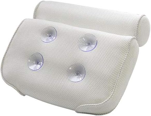 Oreiller De Bain Spa Avec Repose Tete Pour Hommes En Trois Dimensions Mesh Baignoire Baignoire Impermeable Eponge De Bain Spa Support Dorsal Appui Tete Bain Ventouse 38 36 10cm Amazon Fr Cuisine
