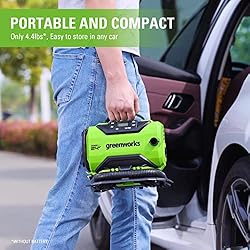 Greenworks 24V Cordless Tire Inflator, 160 PSI