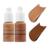 2 Pack PHOERA Foundation 108# Tan and