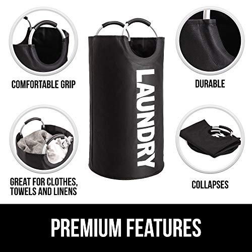 Gorilla Grip Premium Laundry Basket, Heavy Duty Clothes Bag, Durable