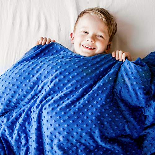 Harkla Kids Weighted Blanket (5lbs) Cooling Bamboo Weighted Blanket
