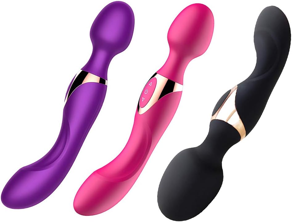 Ruiboyer Multi-speeds Intelligent Mode Silicon Wand Missage, Strong & Ultra-Silent, USB Rechargeable