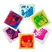 Art3d 1-Pack Fancy Floor Tile for Kids Room Liquid Encased Floor Tile, 11.8