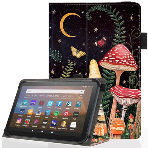 Pudiceva 10 10.1 Zoll Android Tablet Hülle, Universal 10 10.1 Zoll Tablet Hülle, Klappständer Folio Universal Tablet Cover für 9.6 Zoll, verstellbares
