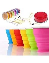 wealers Taza de viaje plegable silicona sin BPA 7