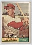 Bobby Malkmus COMC REVIEWED Good to VG-EX (Baseball Card) 1961 Topps #530