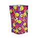 (50) Mylar Purple Rainbow Smiley Bags 5 mil - 6