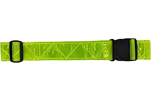 Stuart Promotional Products - Reflective Running Belt, High Visibility Safety, Adjustable Belt for Running, Walking & Cycling