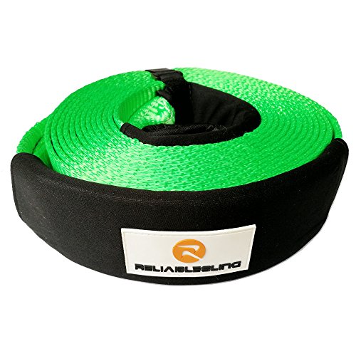 RELIABLESLING Heavy Duty Recovery Tow Straps 3" X 30', 30000 Lb Capacity,Recover Vehicle Stuck in Mud/Snow Winch Snatch Strap-Protective Loops, Road Towing Rope ... - Thumbnail 6