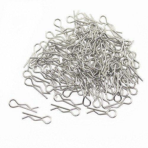 50pcs/Lot Hobbypark Small 1/18 Body Clips Pins Bent End For WLtoys A949 A959 A969 A979 A959-B A969-B A979-B RC Vehicles Replacement
