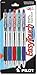 PILOT EasyTouch Refillable & Retractable Ballpoint Pens, Medium Point, Black/Blue/Red/Green/Purple Inks, 5-Pack (32256)