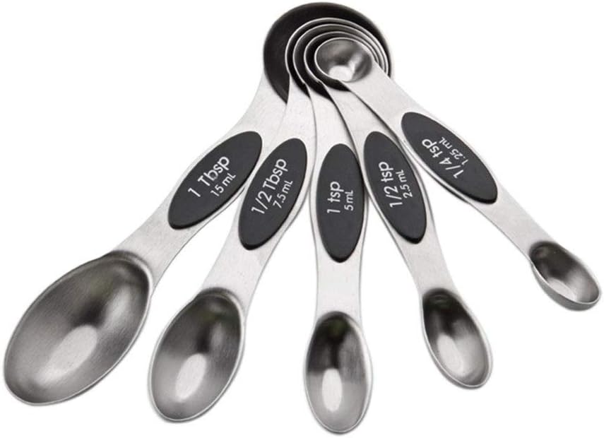 LLS Digital Measuring Spoons Sets of 5, Stainless Steel Baking