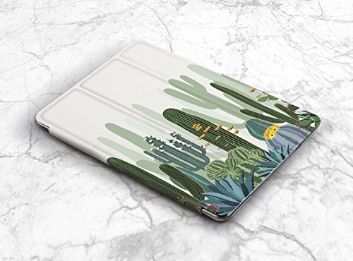Green Floral Summer Cactus Leaves Art Case For Apple iPad Mini 1 2 3 4 iPad Air 2 iPad Pro 9.7 10.5 12.9 inch iPad 9.7 inch 2017 2018